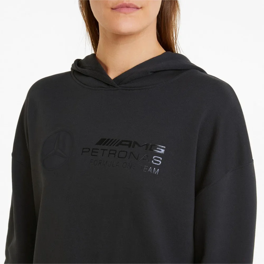 Puma Mercedes Hooded Womens Sweatshirt, Black, 2022