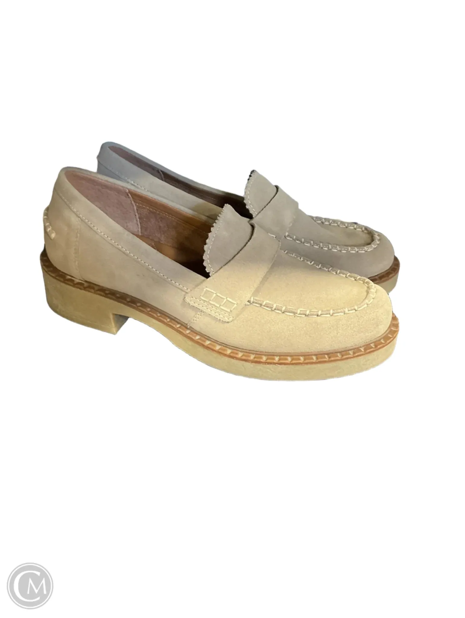 Shoes Flats By Lucky Brand In Taupe, Size: 9