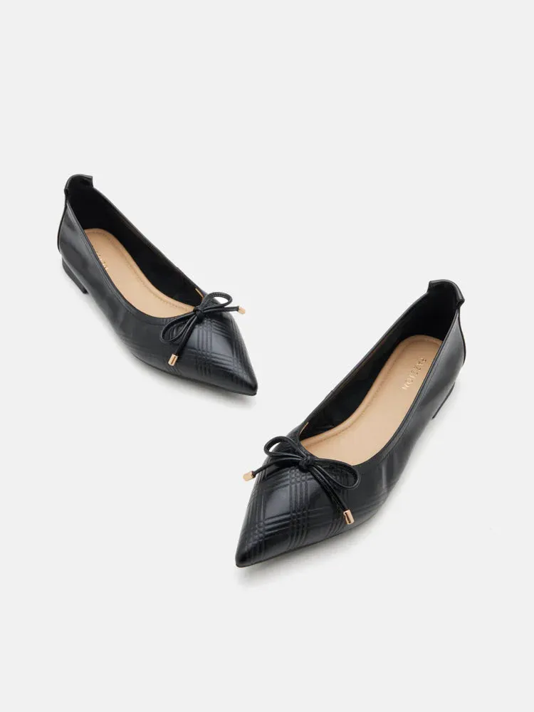 Sienna Bow Pointed Toe Flats