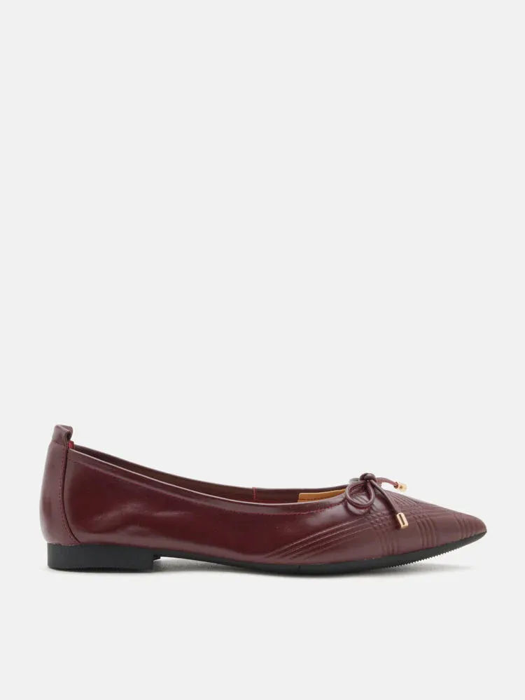 Sienna Bow Pointed Toe Flats