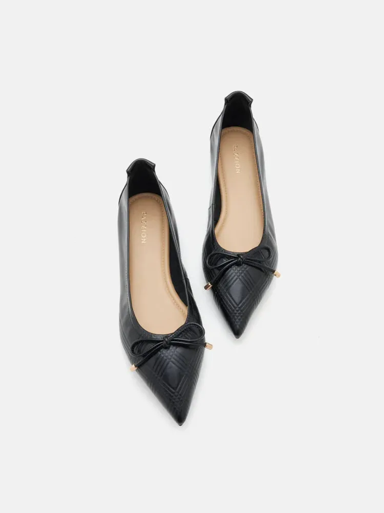 Sienna Bow Pointed Toe Flats