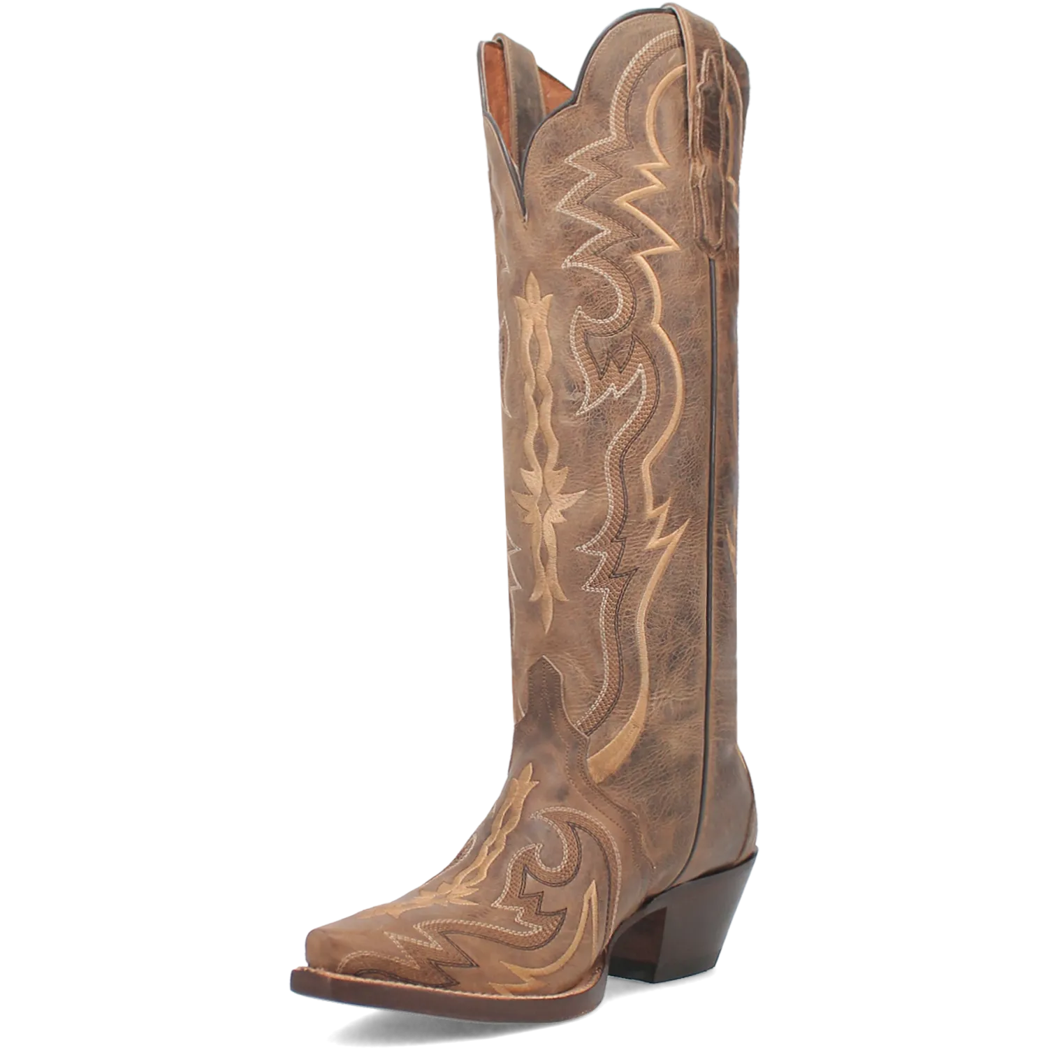 Silvie Brown Leather Boot (DS)
