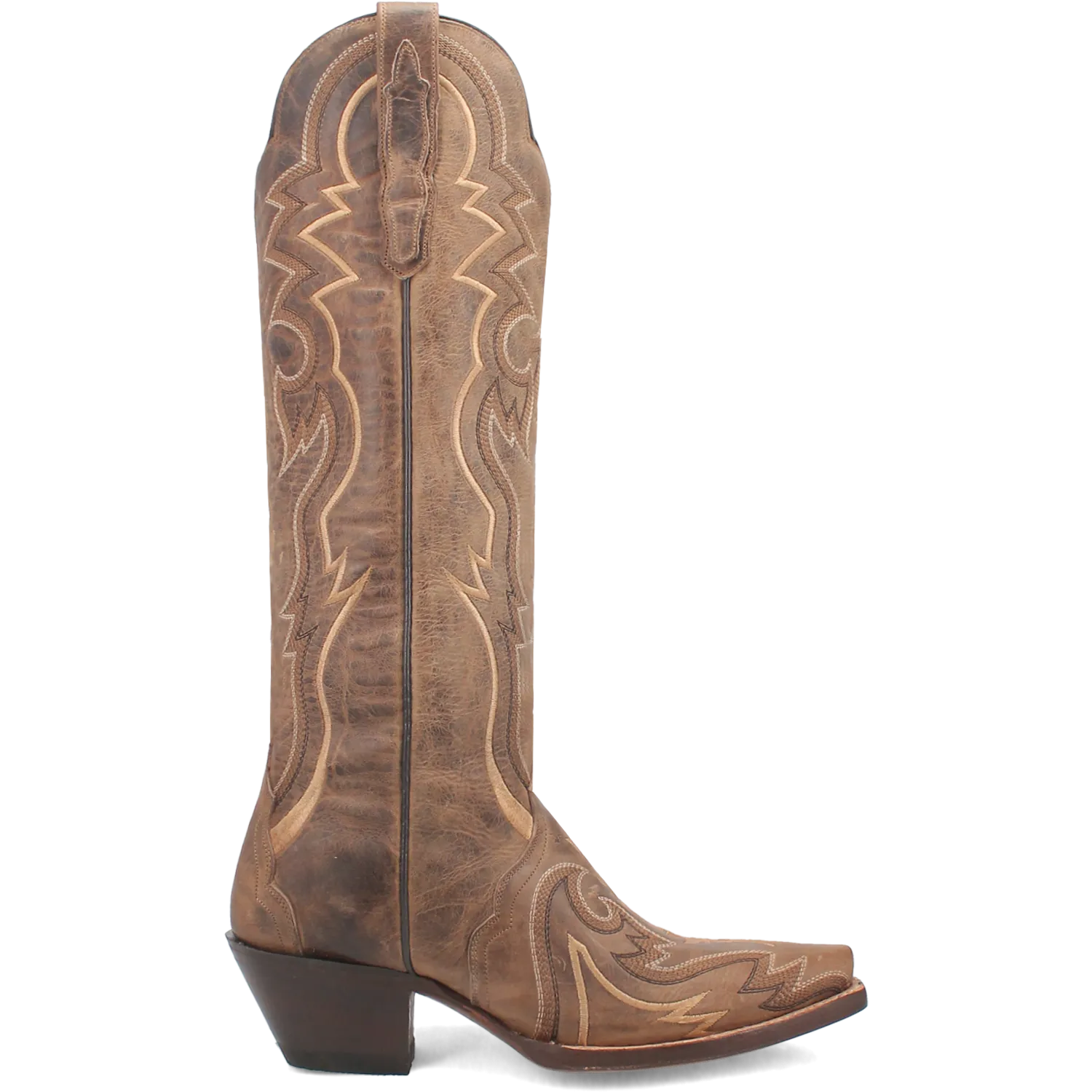 Silvie Brown Leather Boot (DS)