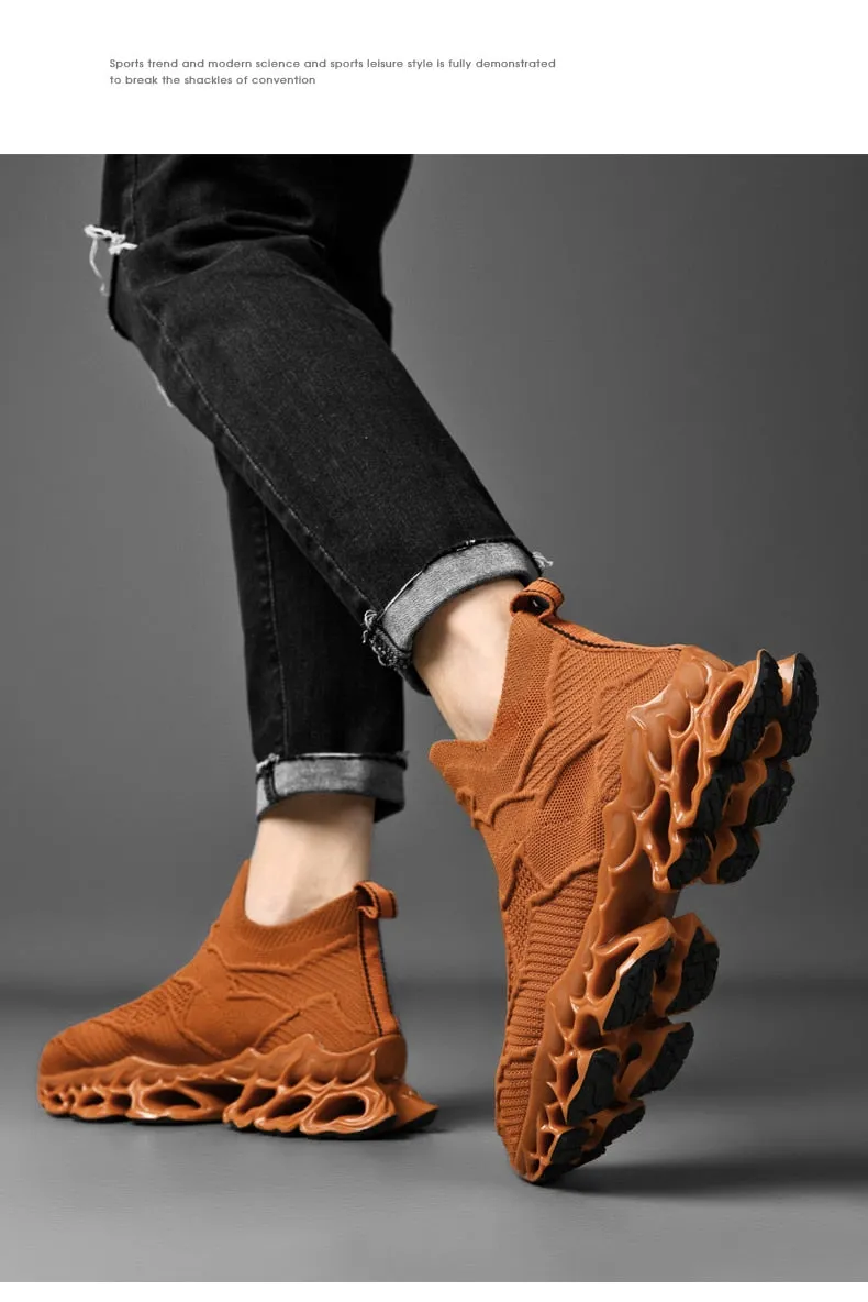 Stand Out in Style with Luxury Designer Shoes Men's Casual Shoes with Platform, Fashionable Blade Loafers, and Sneakers for Men