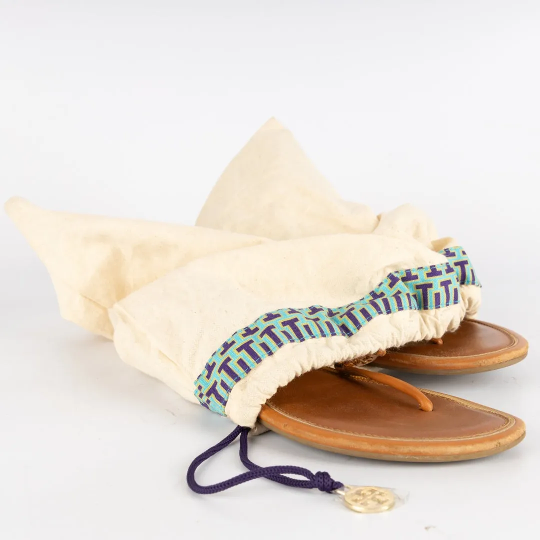 Tory Burch Emmy T-Strap Flat Sandals