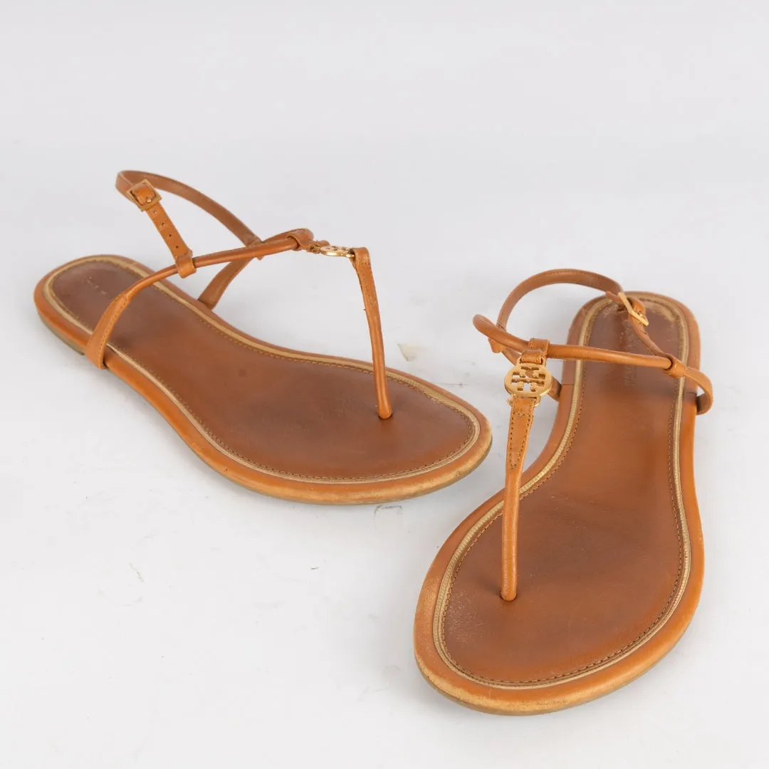 Tory Burch Emmy T-Strap Flat Sandals
