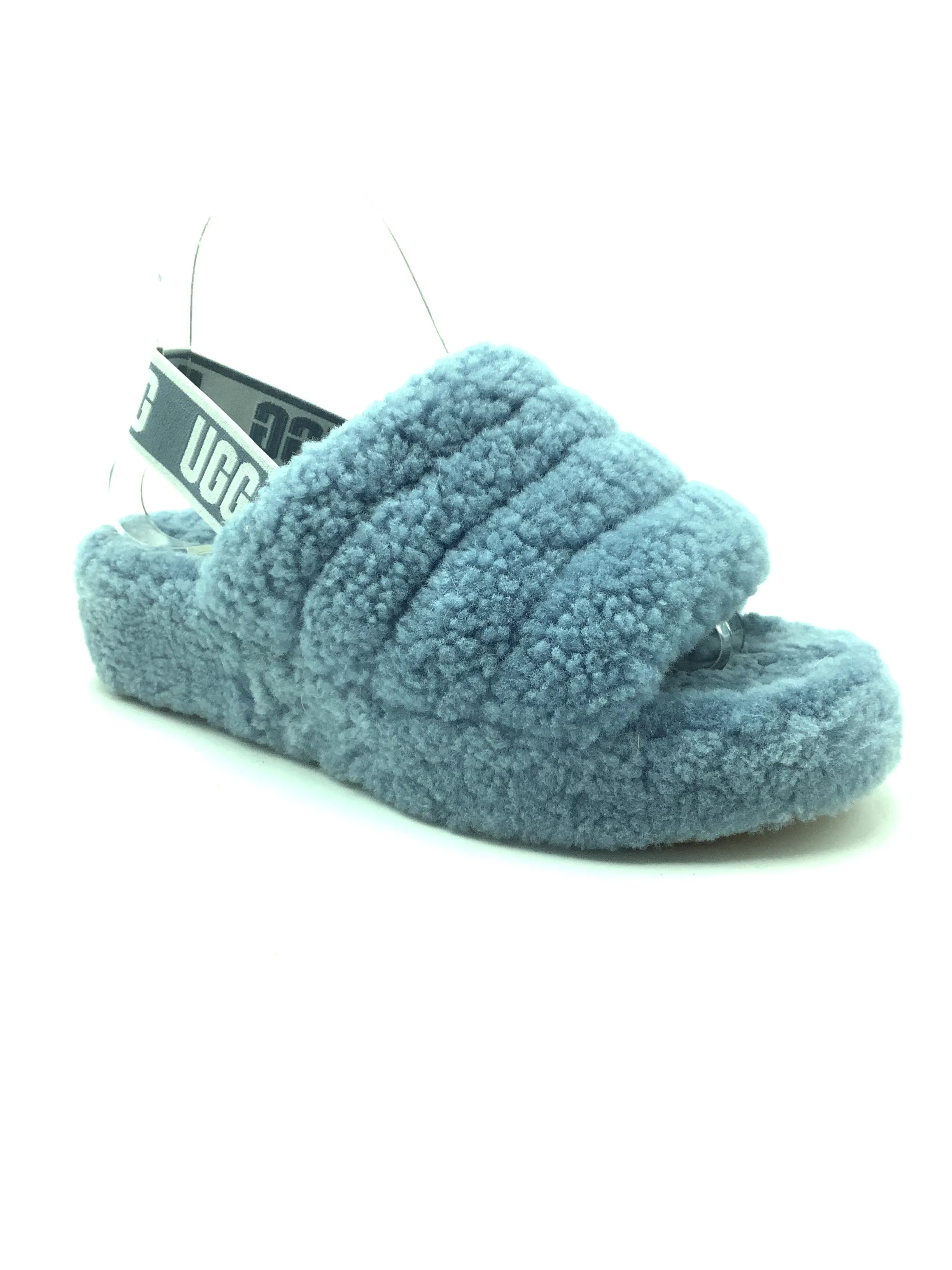 Ugg Women's Yeah Fluff Slide Blue/Grey Size: 7
