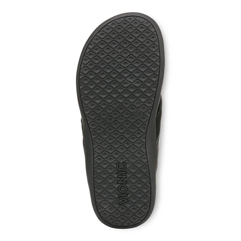 Vionic Shore Sandals - Black Suede