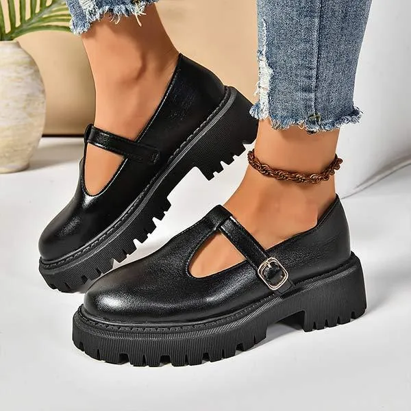 Women's Thick-Soled Mary Jane Shoes 58688330C